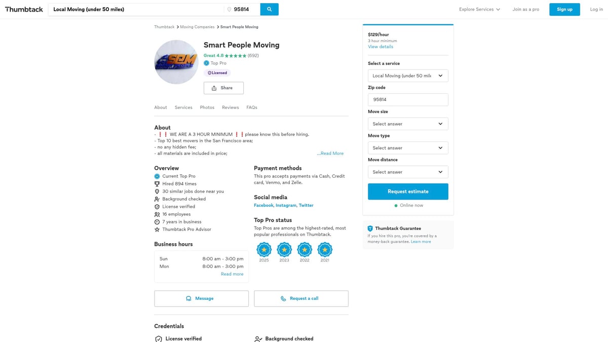 7 Best Bay Area Movers to Hire in 2026 - Smart People Moving