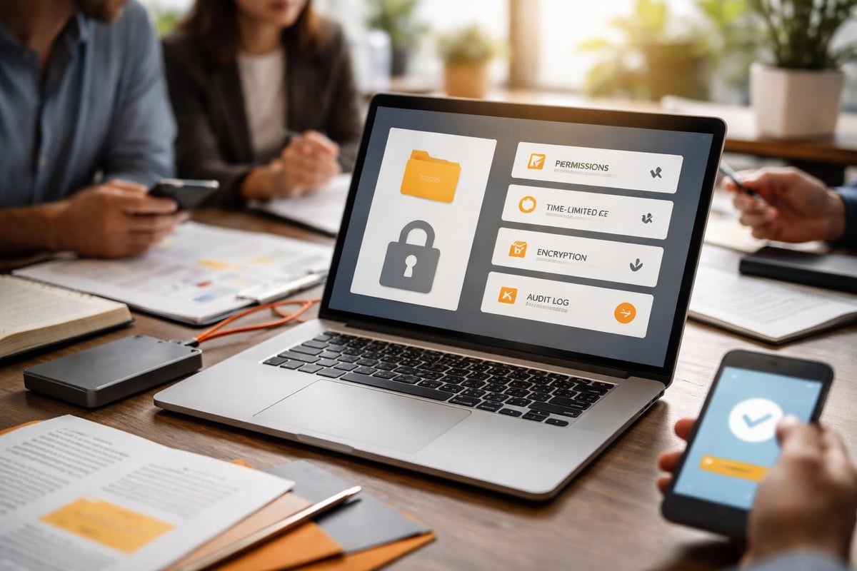 Secure collaboration workflow