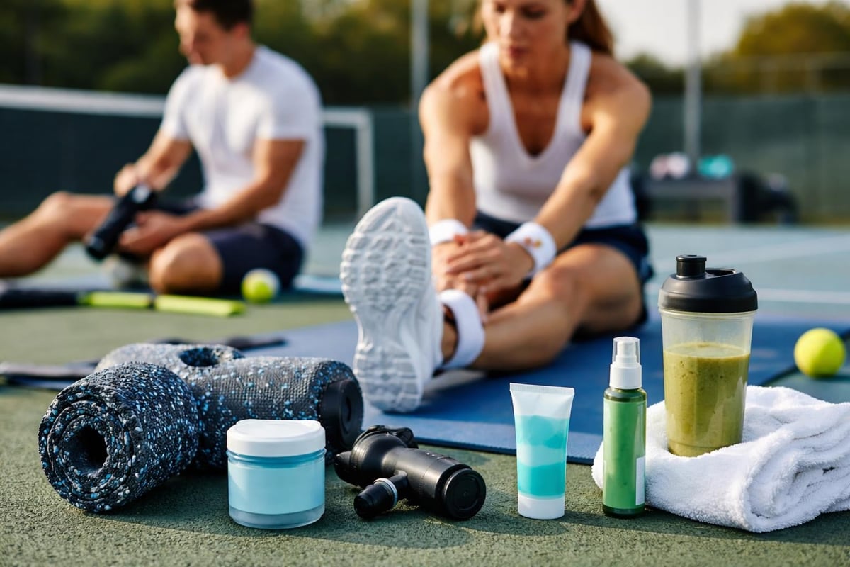Tennis recovery routine