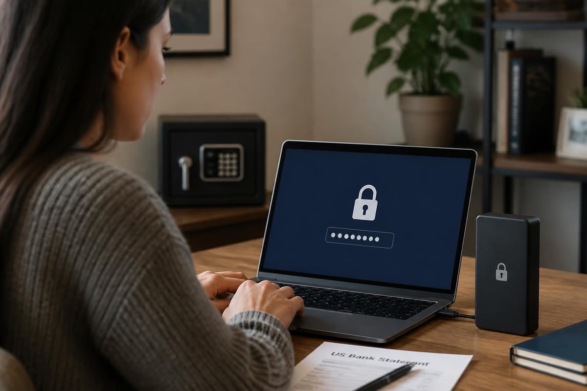 Bank statement security measures