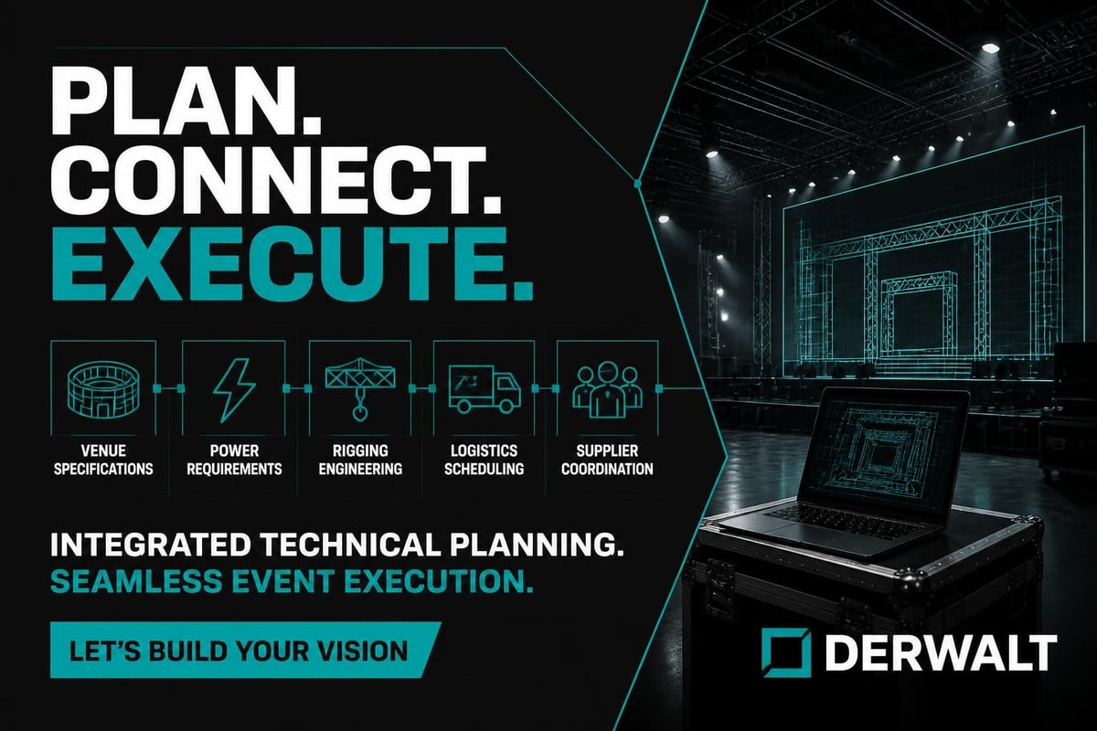 Technical event planning coordination