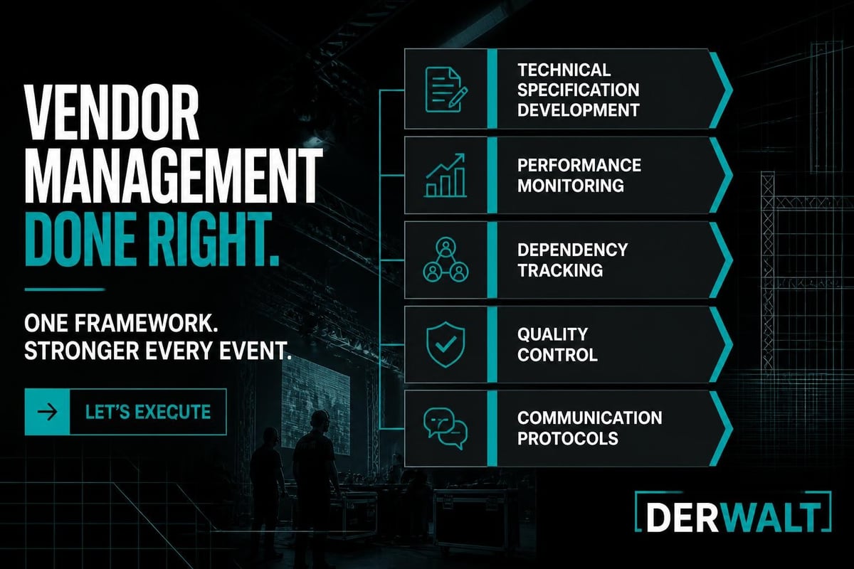 Event supplier coordination system