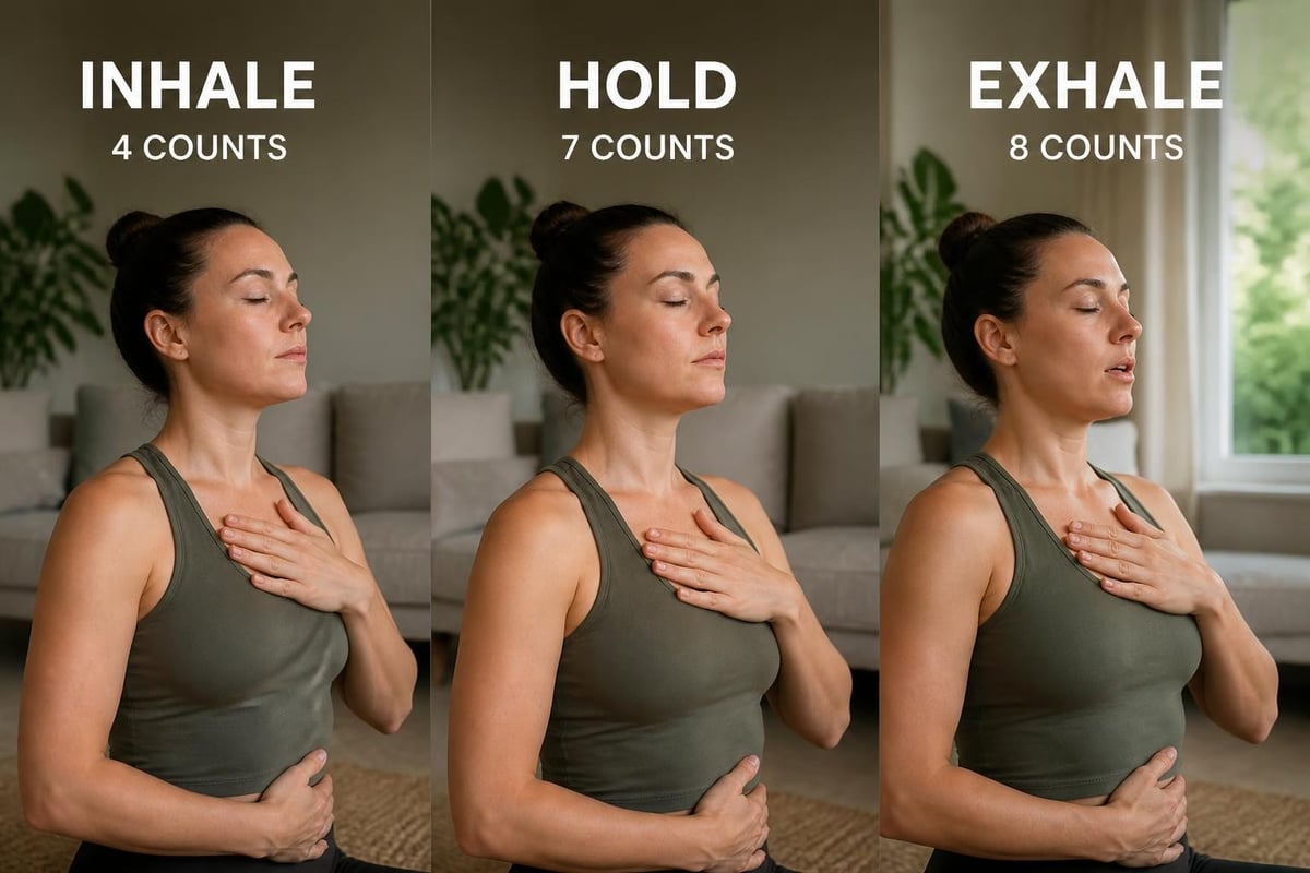 Breathing technique steps