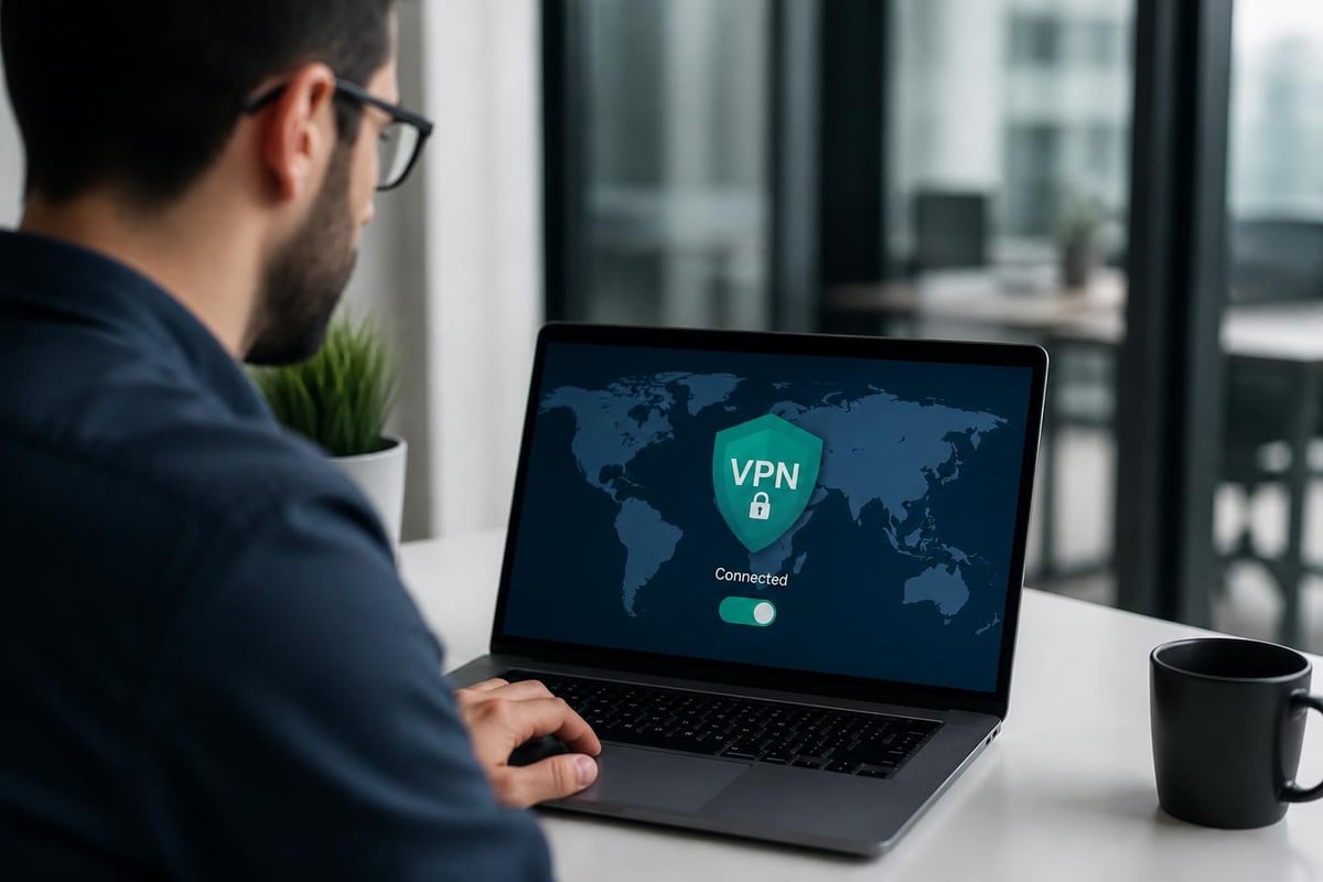 VPN client connection process
