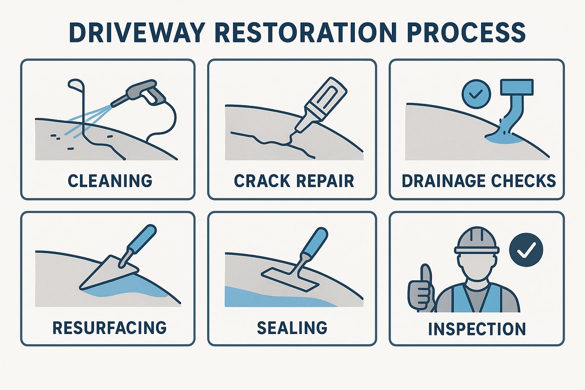Step-by-Step Driveway Restoration Process
