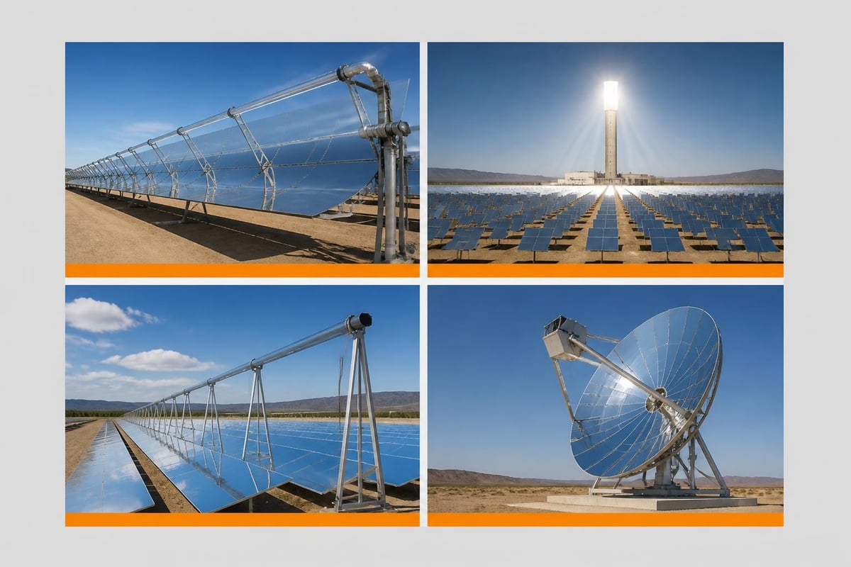 Concentrated solar power system configurations