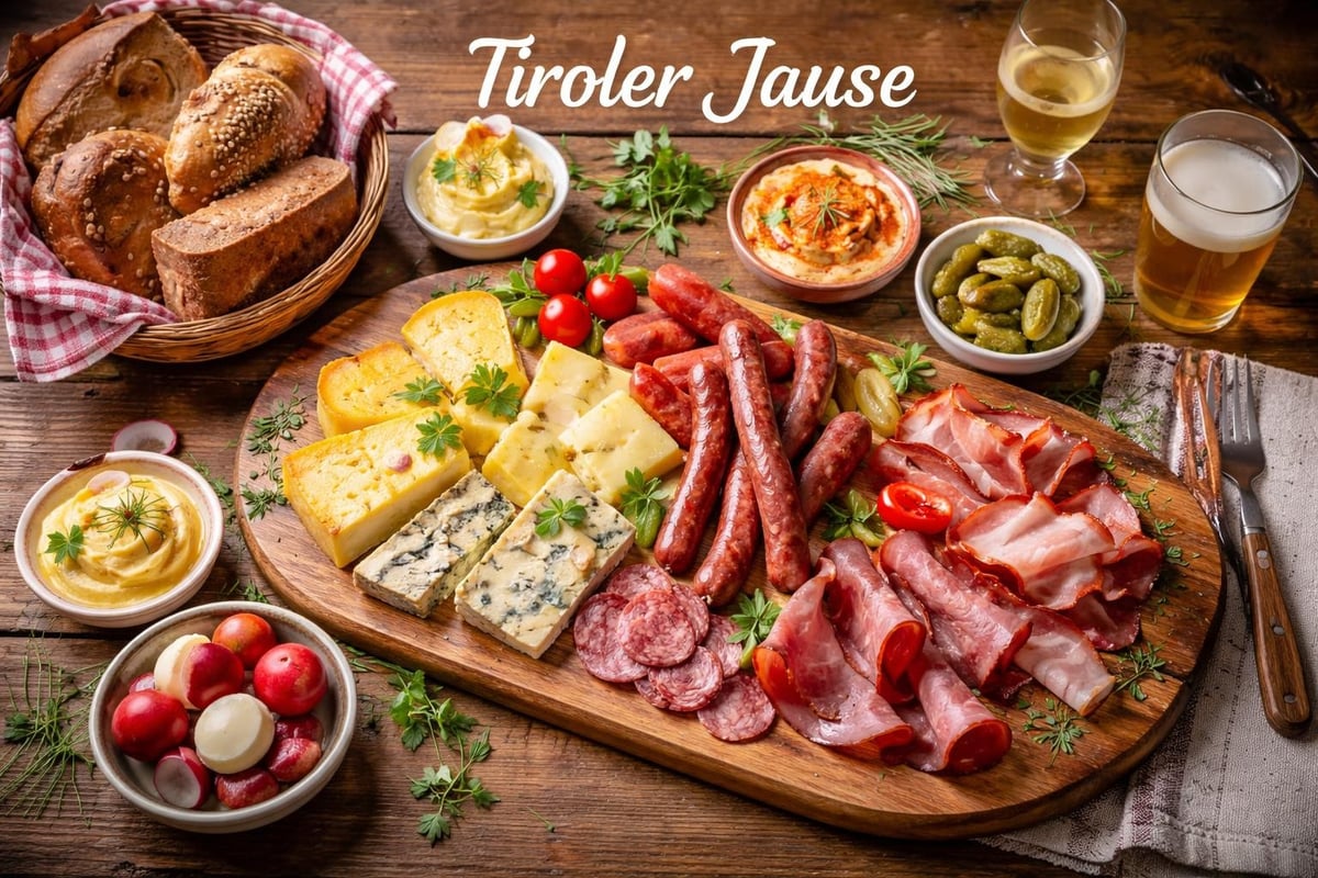 Tiroler Jause Zusammenstellung