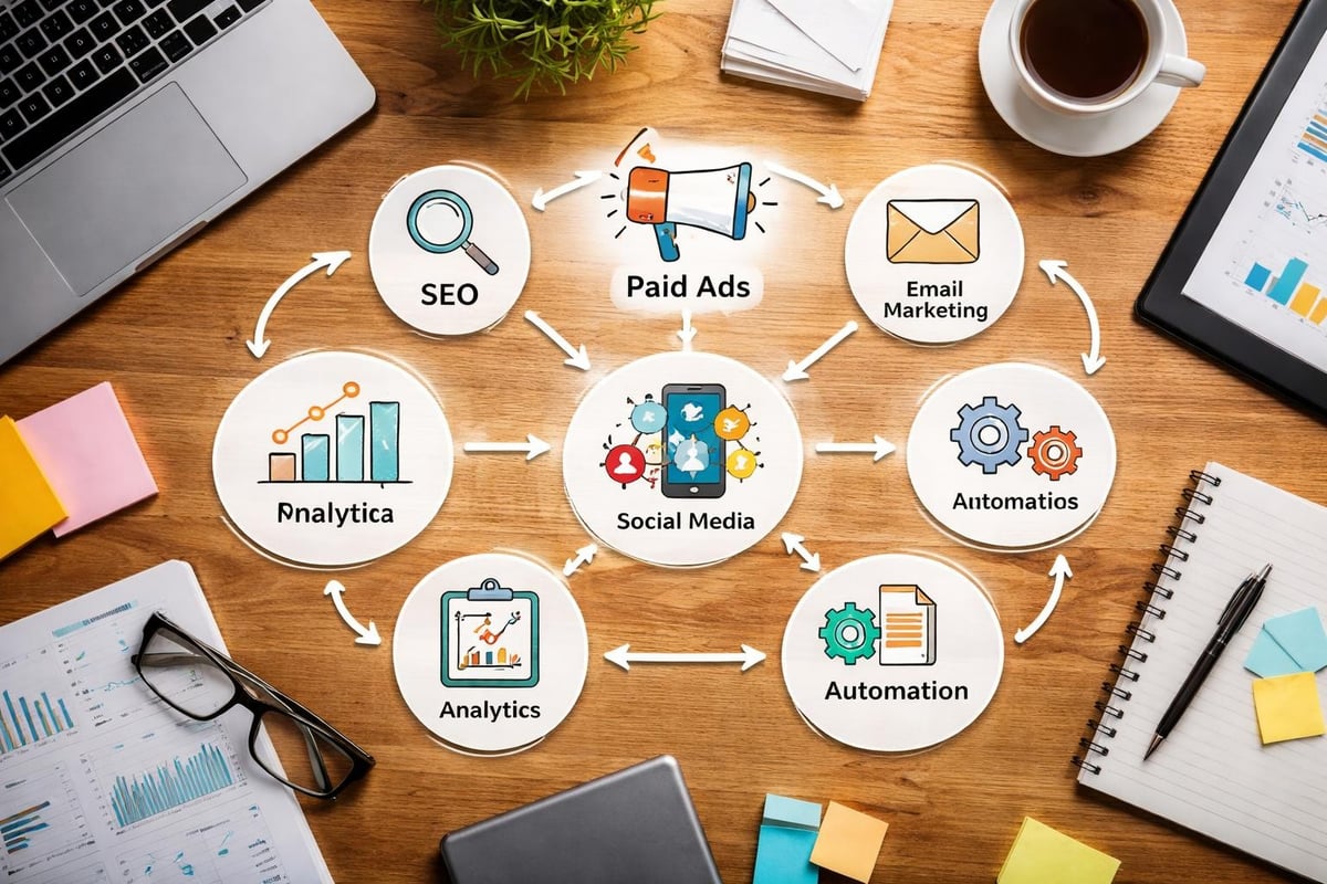 Digital marketing skill categories