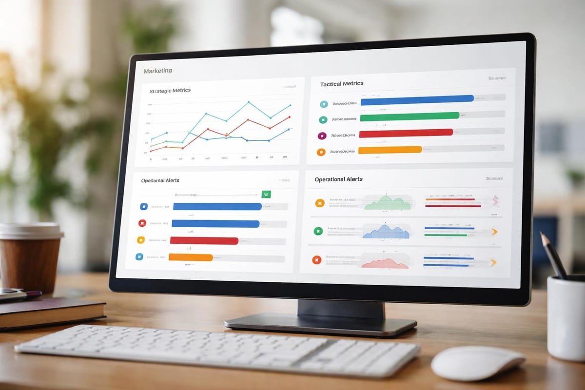 Marketing KPI dashboard