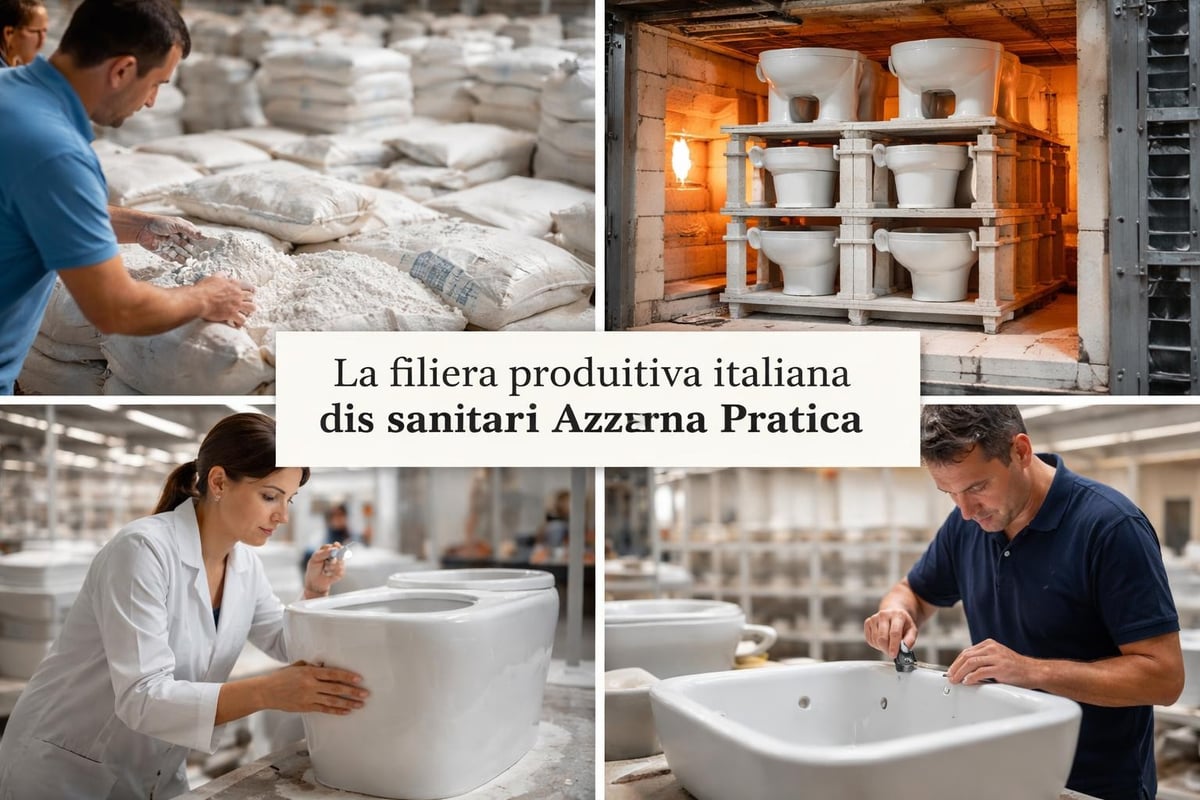 Processo produttivo sanitari italiani