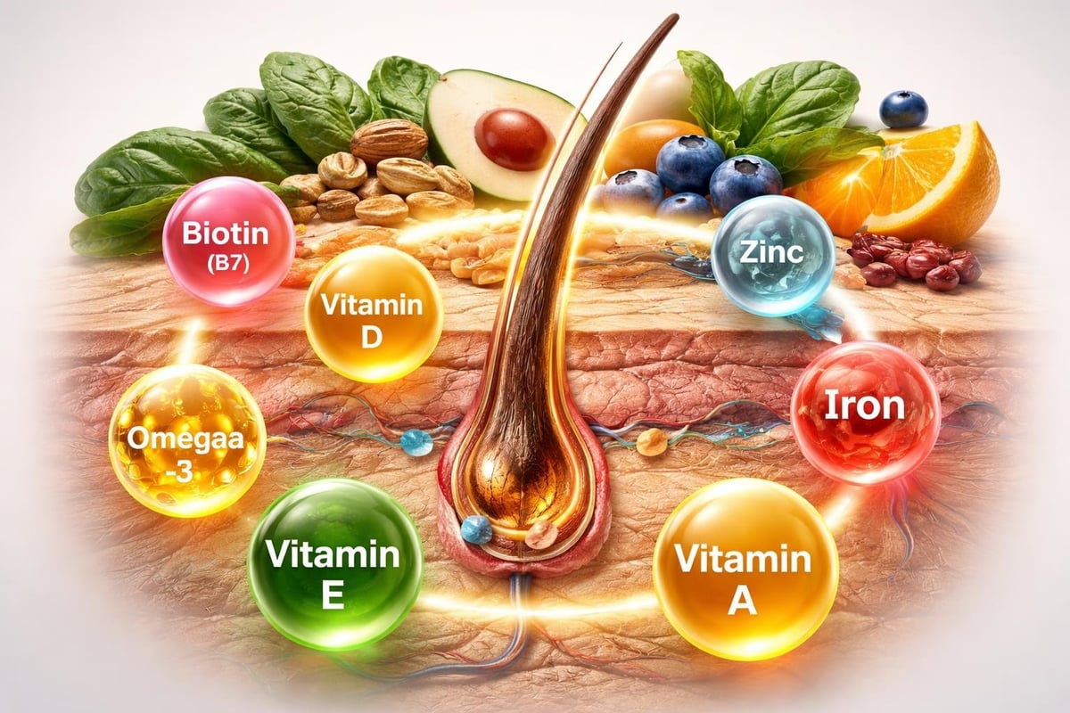Nutritional support for hair health