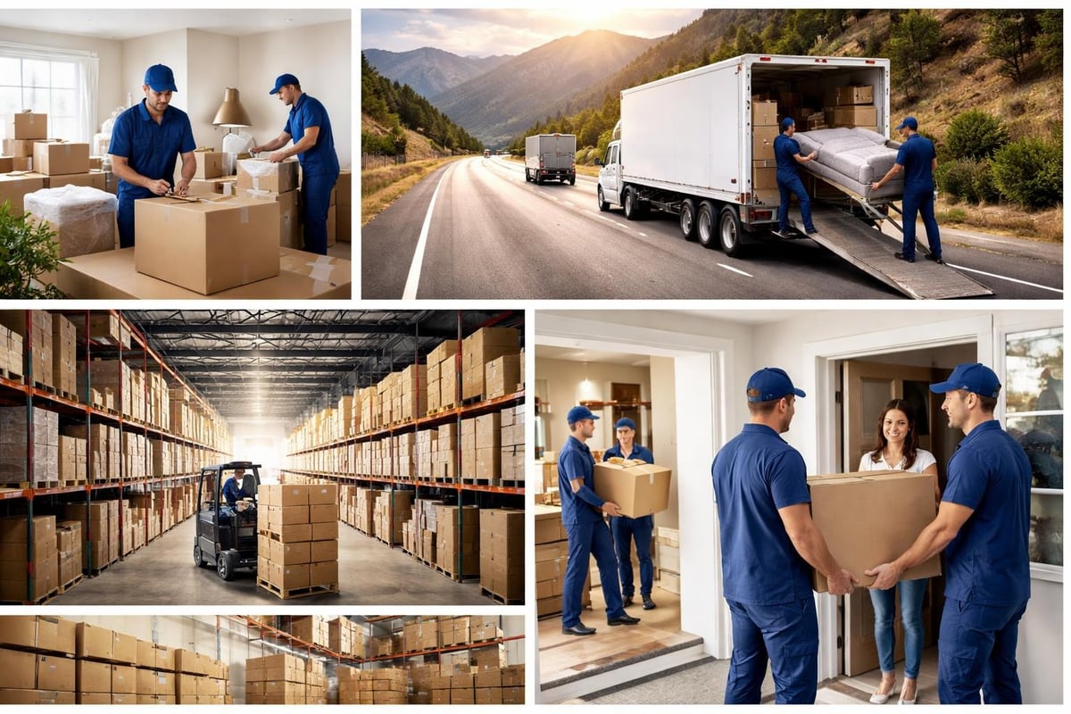 Interstate moving logistics