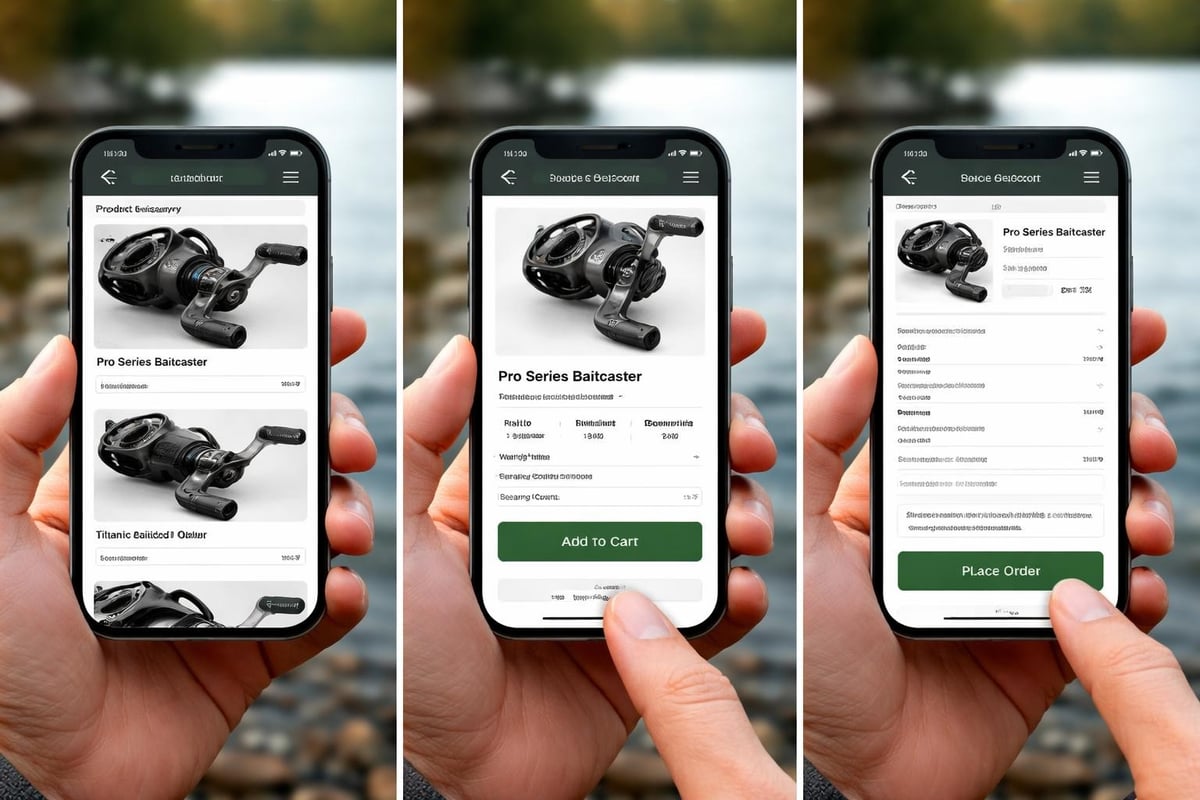 Mobile tackle shopping experience
