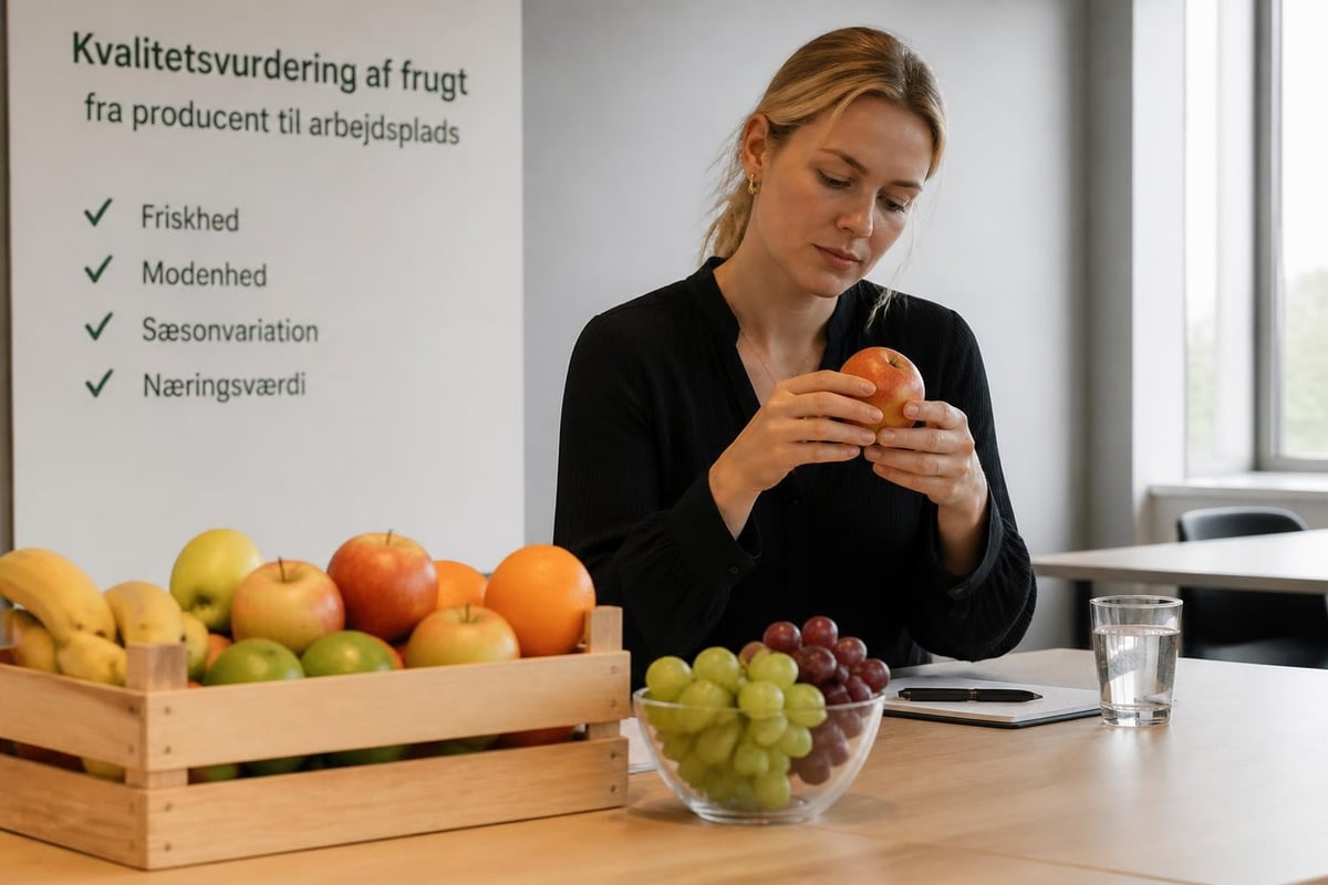 Frugt kvalitetskriterier