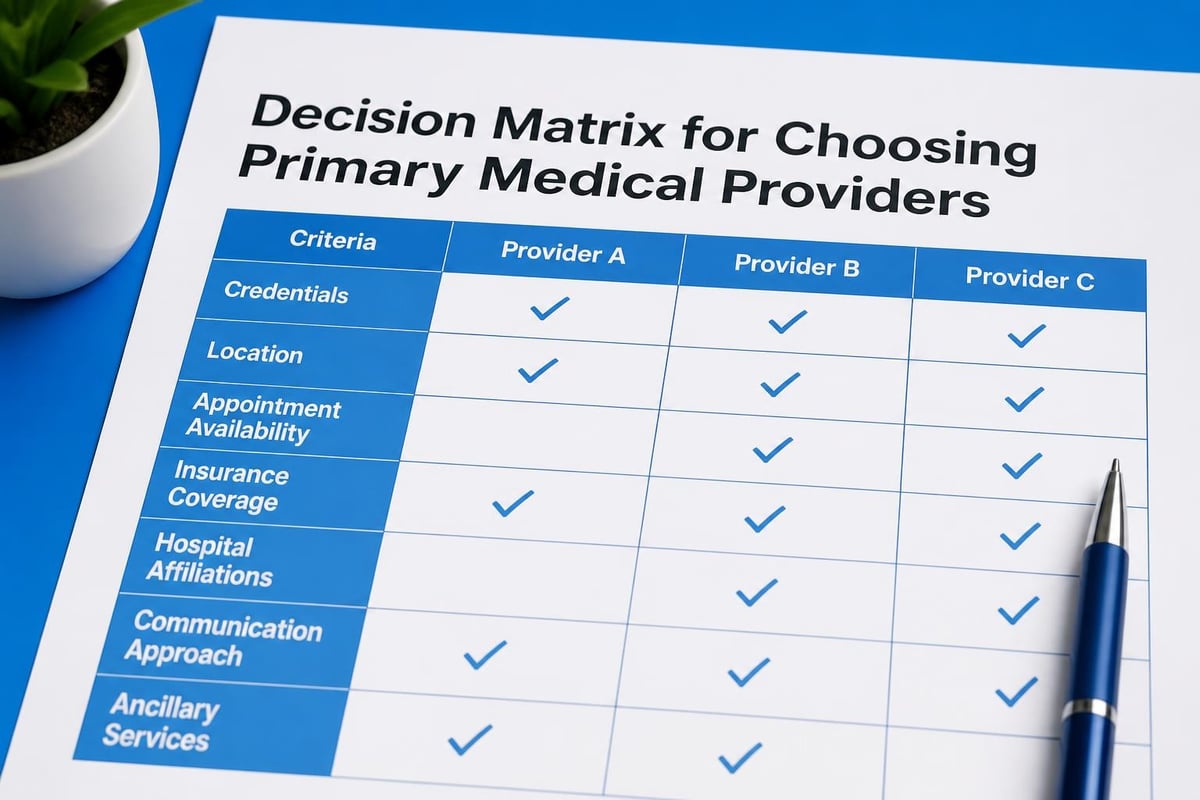 Factors in selecting primary care