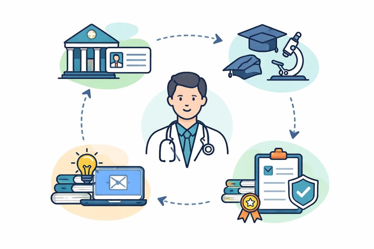 Processo di verifica credenziali mediche
