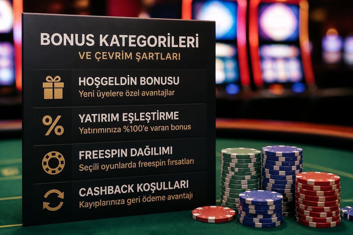 Casino bonus türleri