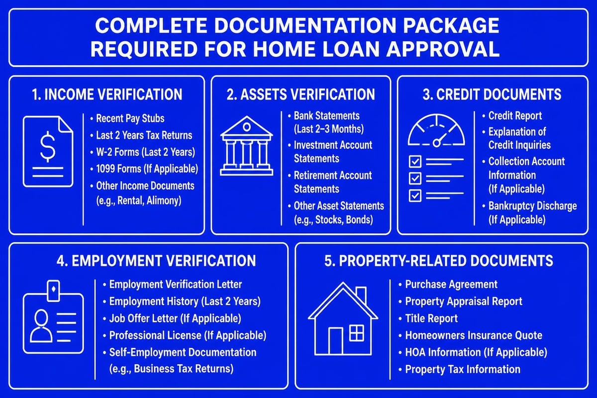 Mortgage documentation checklist