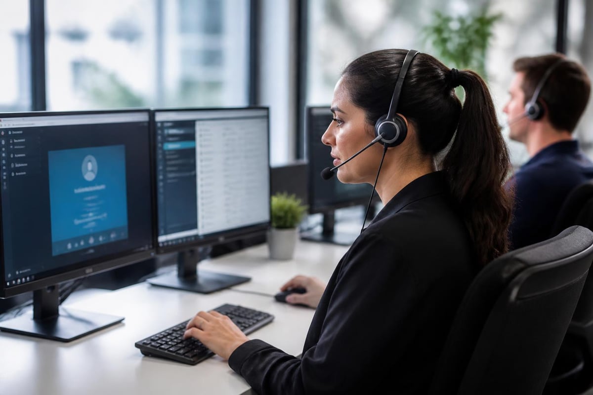 Call center automation components