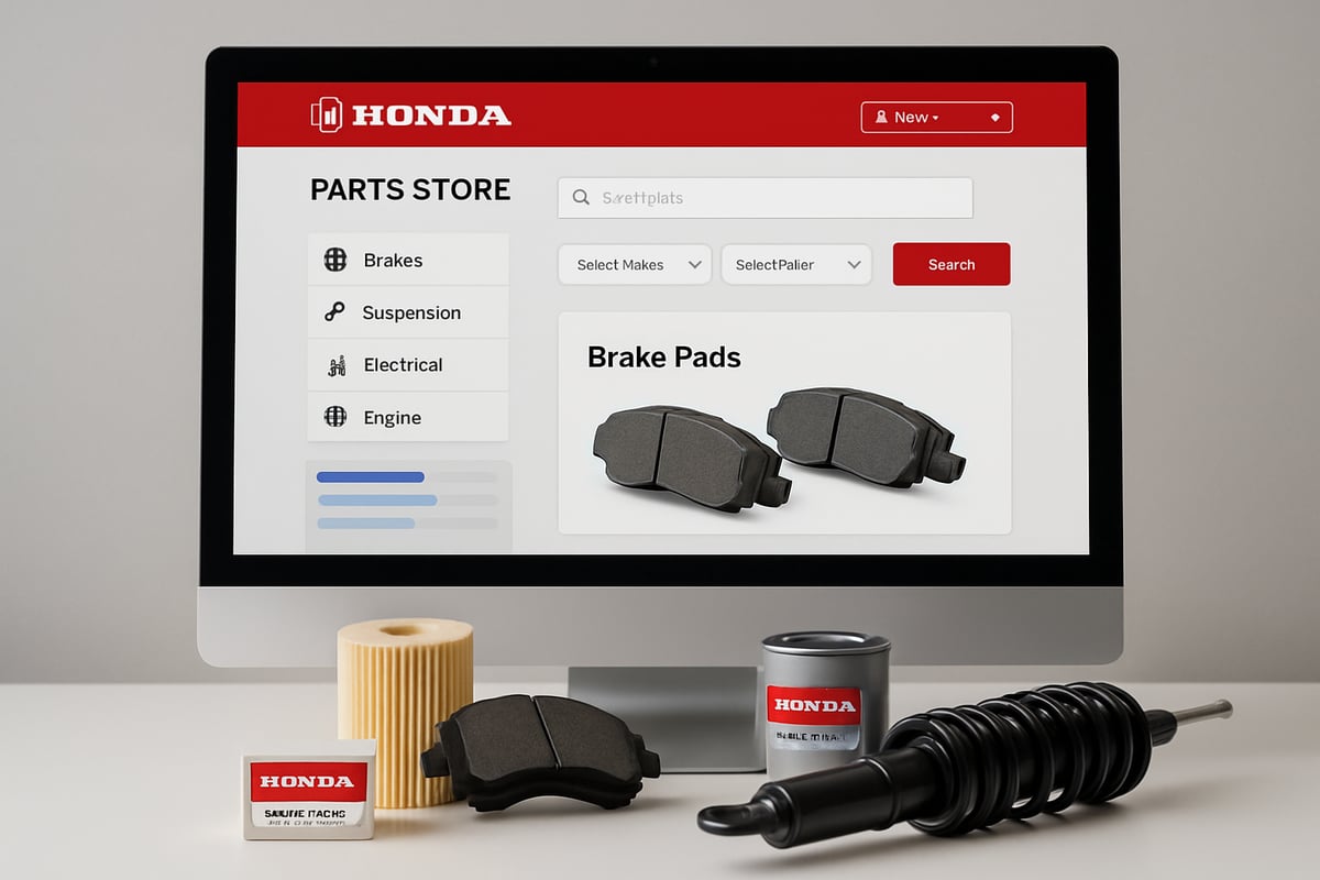 So funktioniert der offizielle Honda Parts Store