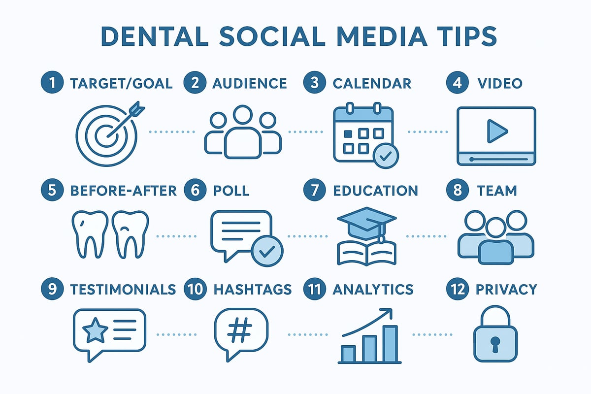12 Dental Social Media Tips to Grow Your Practice in 2025