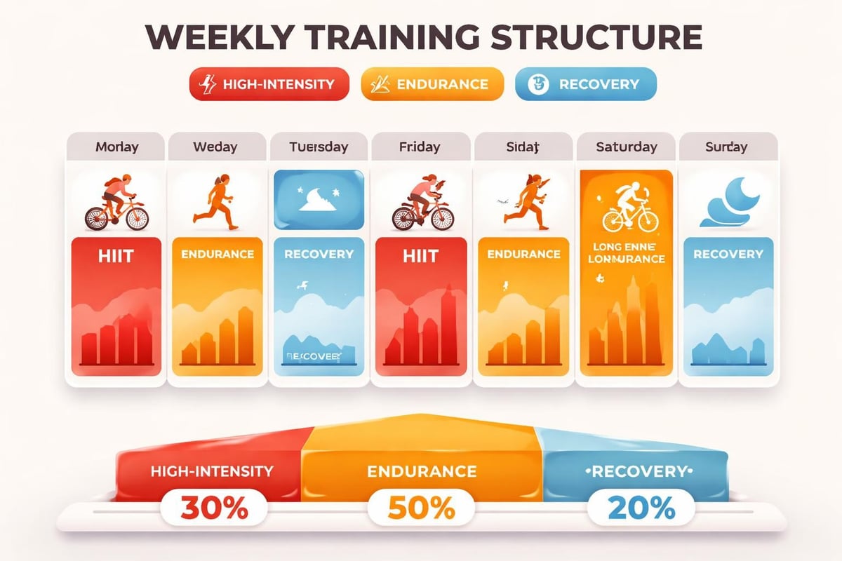 Interval training structure