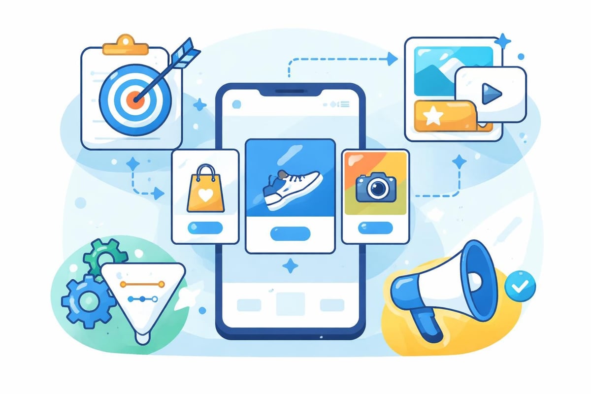 Carousel ads workflow