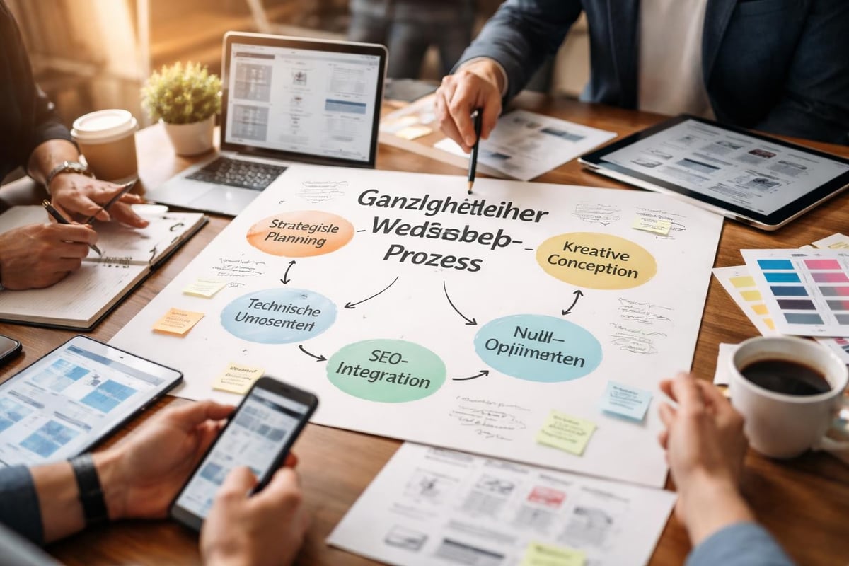 Webdesign process workflow
