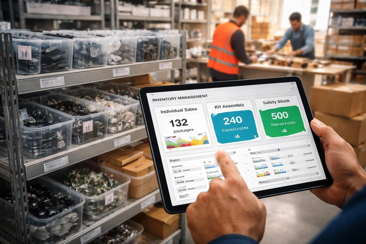Inventory allocation system for kitting