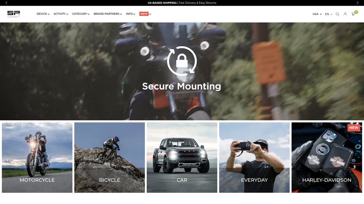 Top 7 Bicycle Phone Mount Picks for Secure Rides in 2025 - SP Connect Handlebar Mount Pro