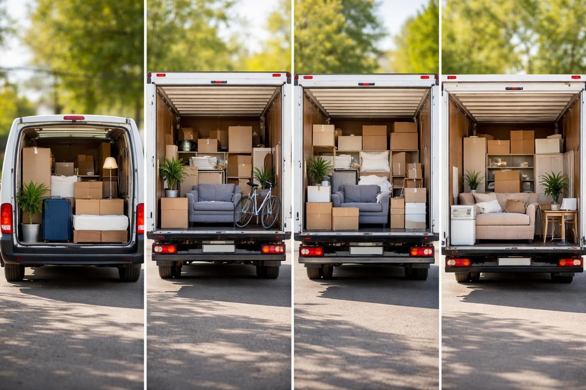 Comparaison des tailles de camions