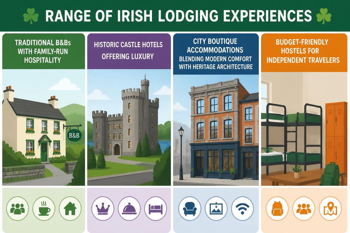 Ireland accommodation types