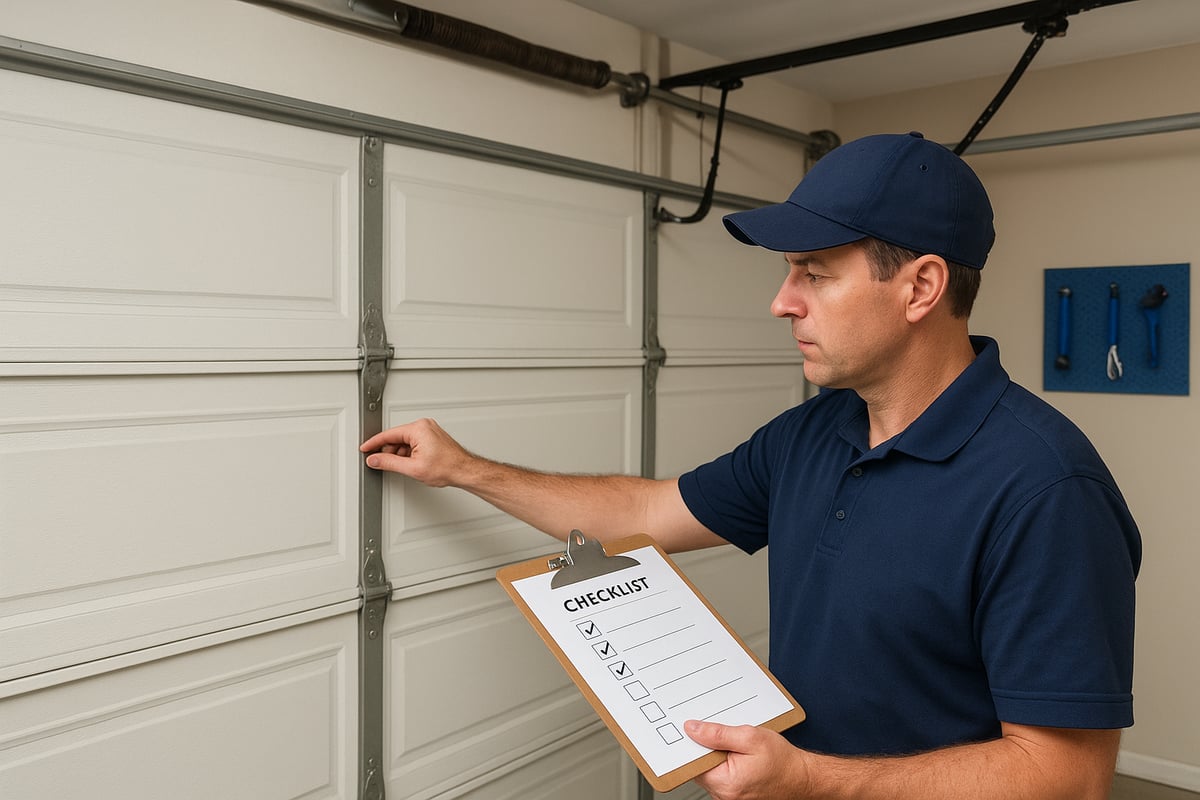 Step-by-Step Garage Door Inspection Process for Homeowners