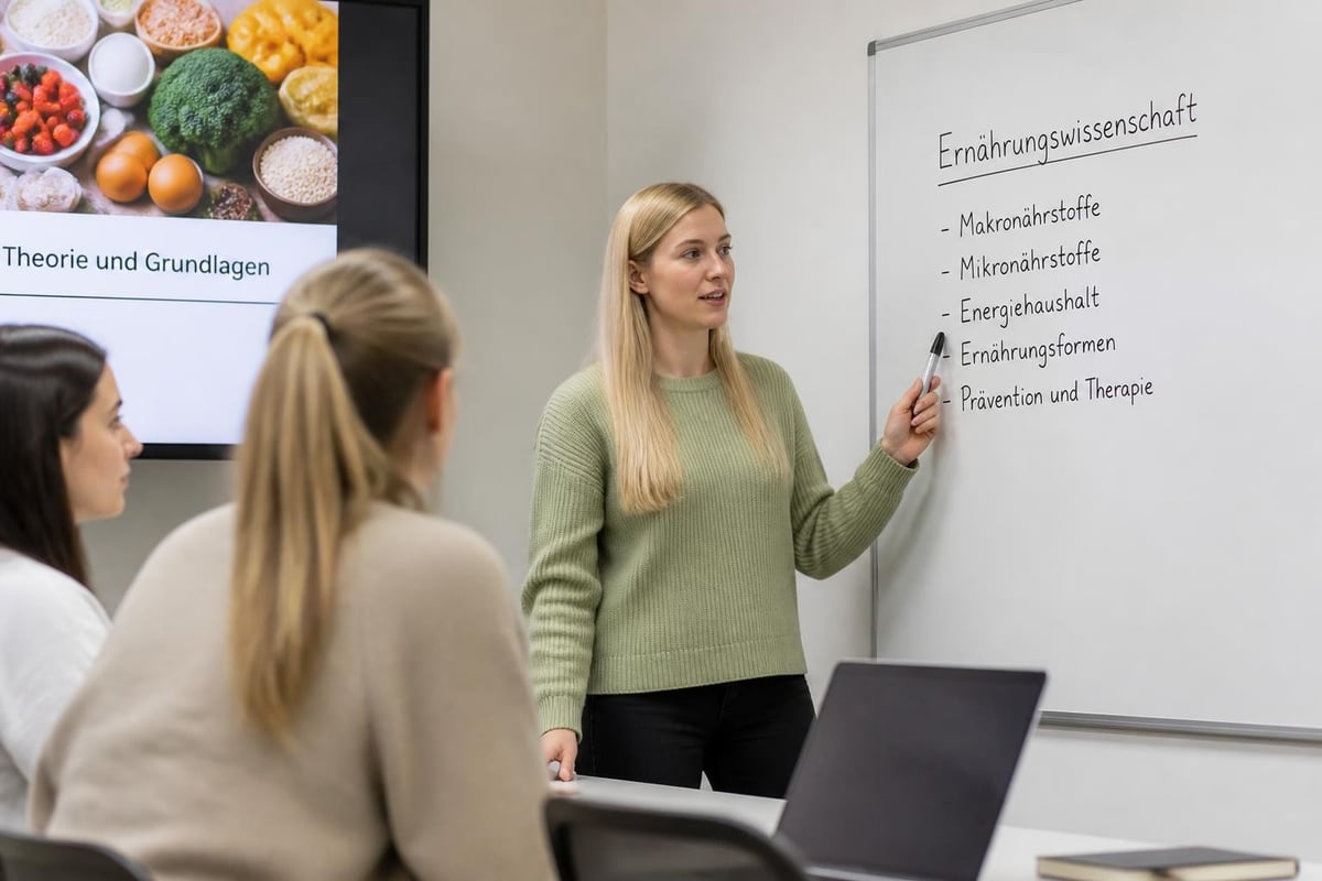 Ernährungsausbildung Struktur