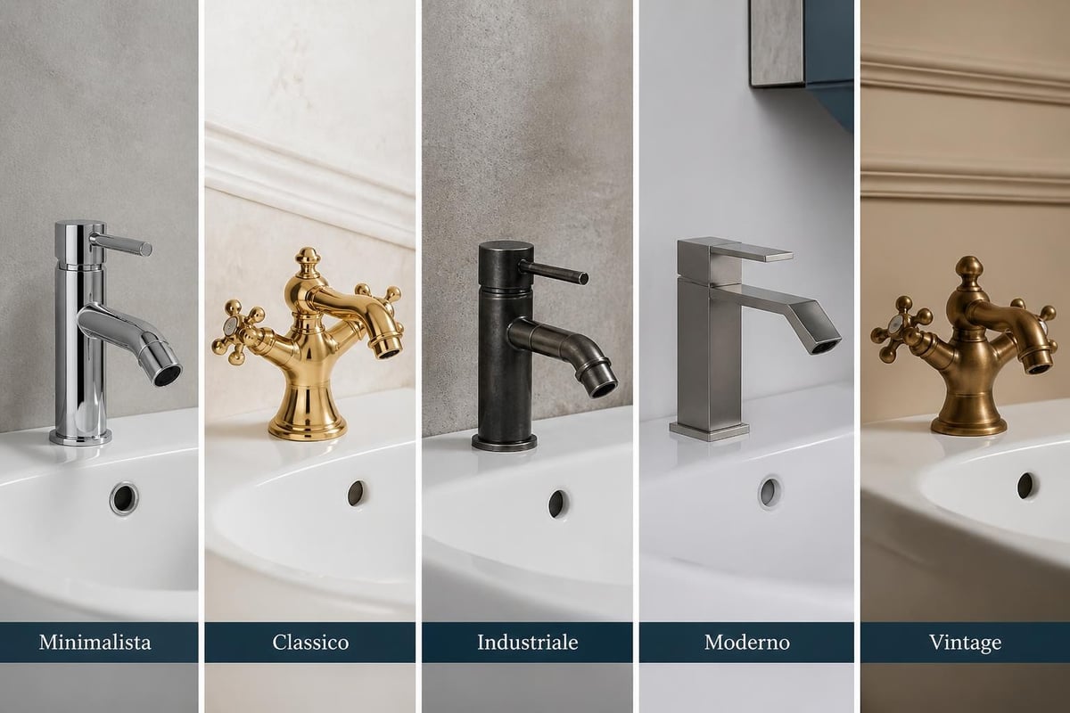 Stili rubinetteria bidet