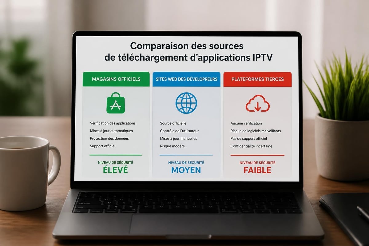 Sources de téléchargement IPTV