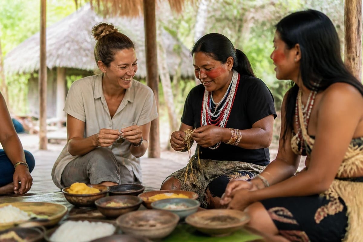 Cultural exchange in eco-tourism