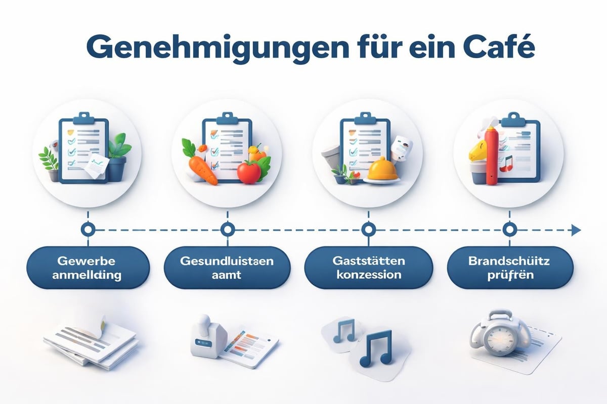 Genehmigungsprozess Kaffeeeröffnung