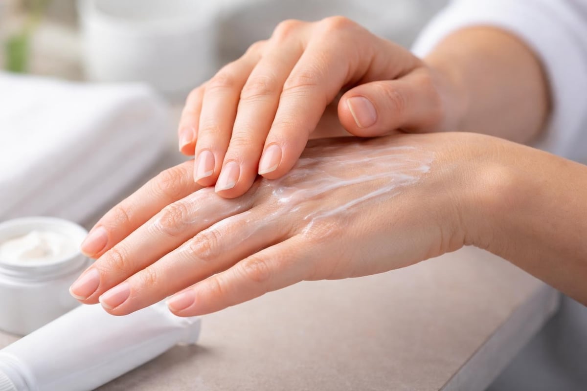 Barrier cream application