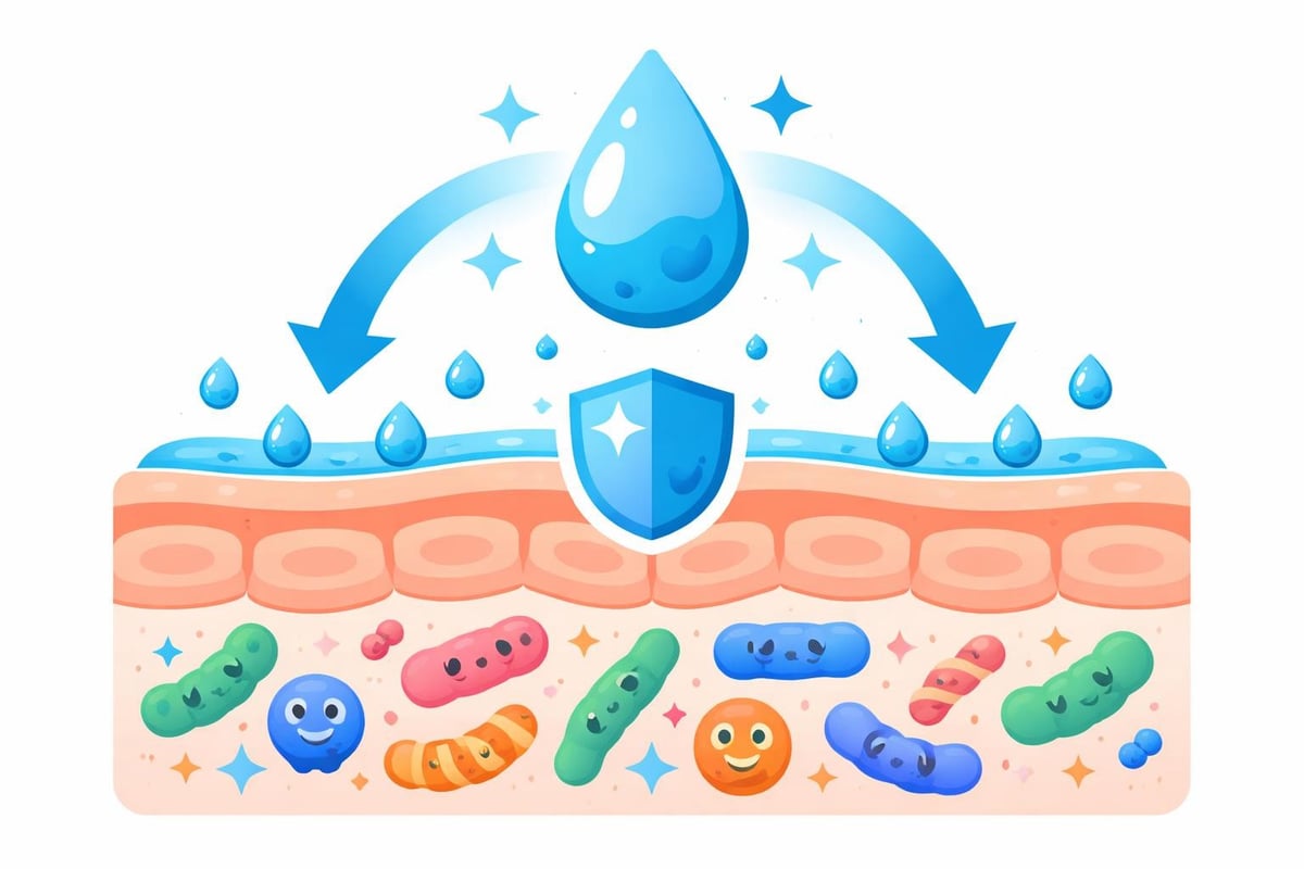 保湿と菌バランスの関係