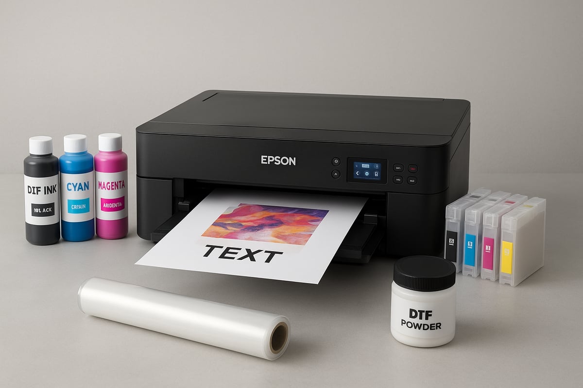 Slik konverterer du Epson XP 15000 til DTF-printer