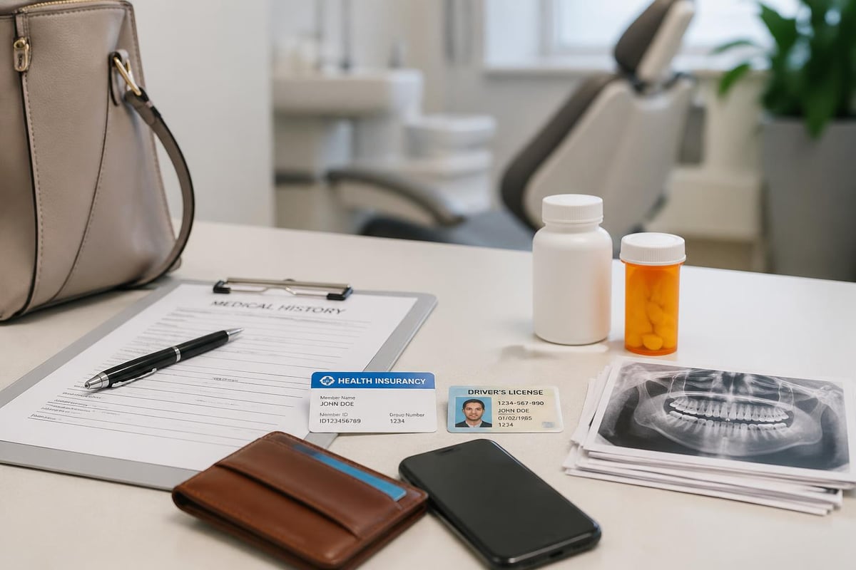 First dental visit checklist