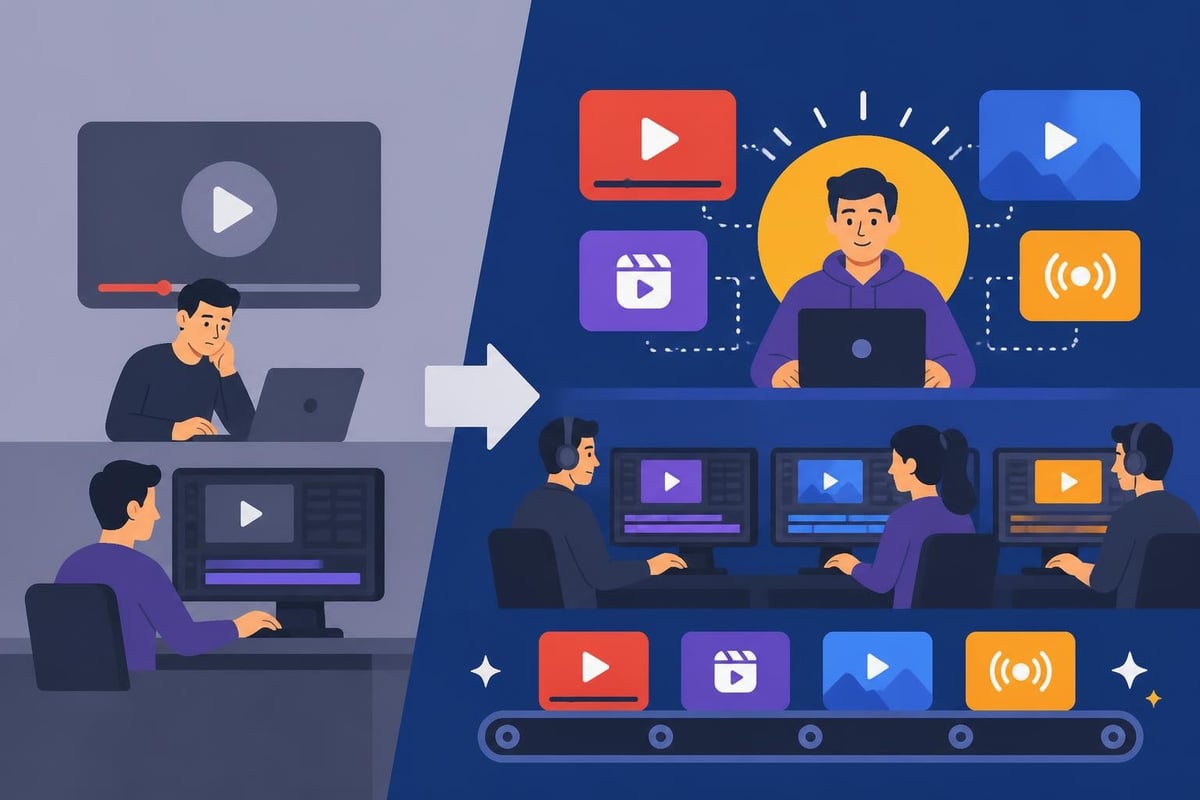 Scaling YouTube production workflow