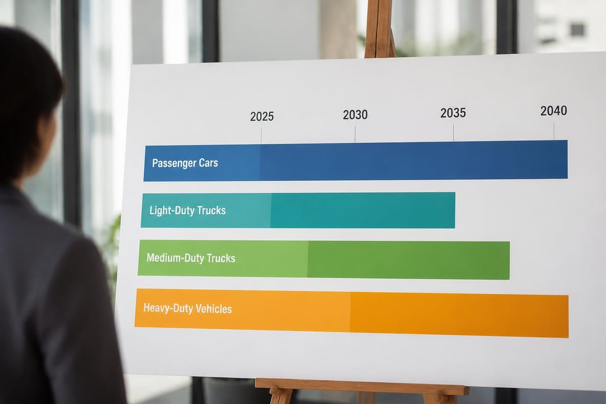 Vehicle class electrification timeline
