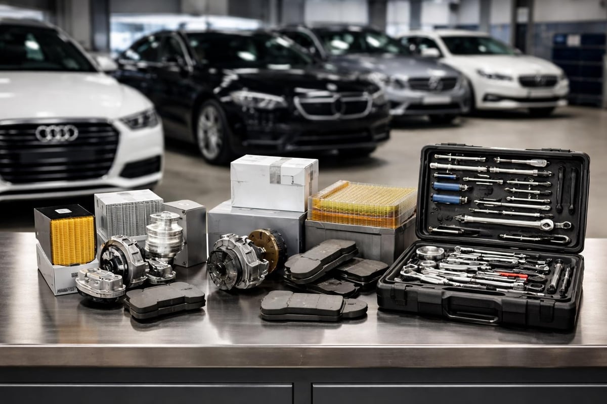 European car parts and tools