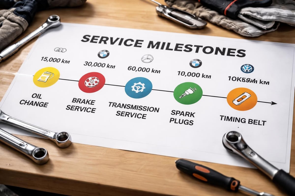 European car maintenance intervals