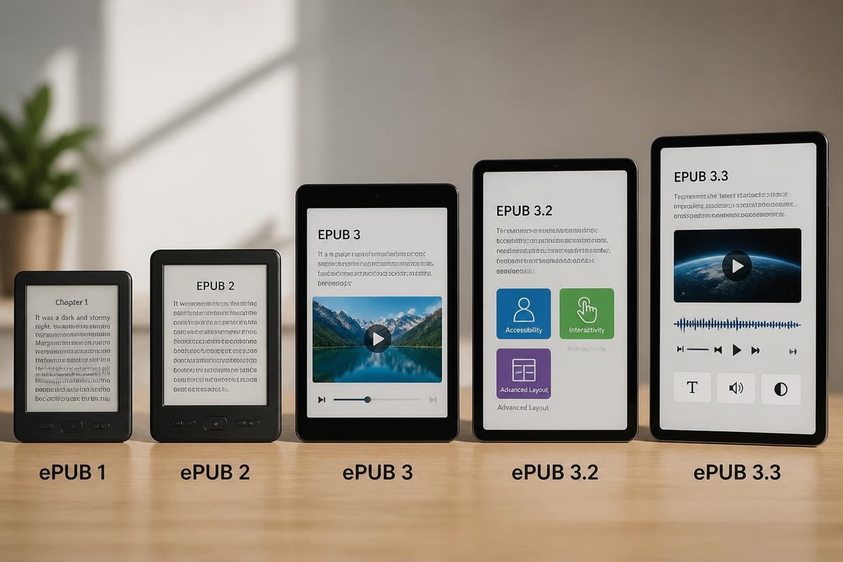 EPUB technical standards evolution