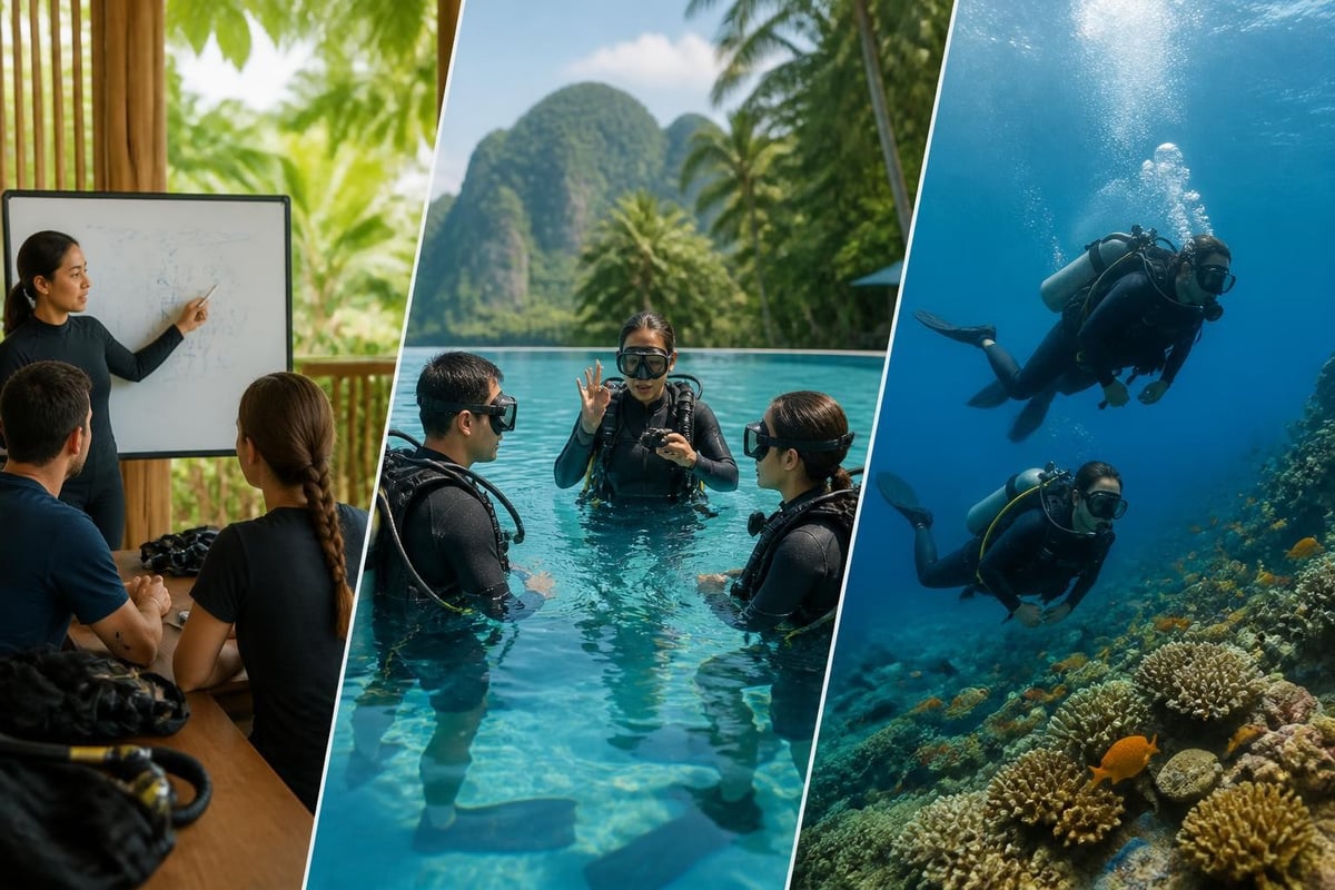Diving beginner learning path