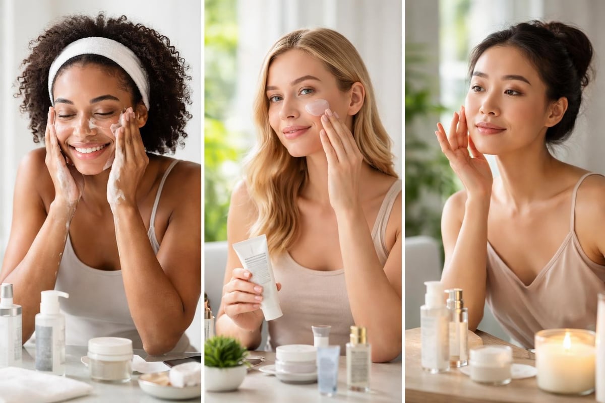 Clean beauty routine steps