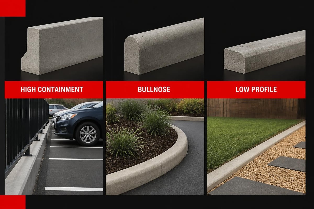 Keykerb profile types and applications